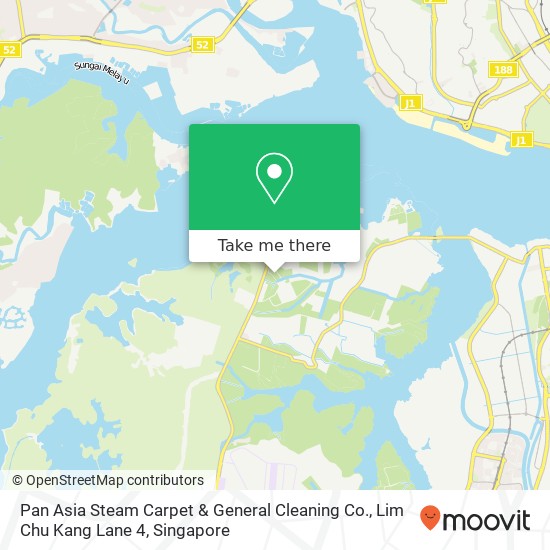 Pan Asia Steam Carpet & General Cleaning Co., Lim Chu Kang Lane 4 map