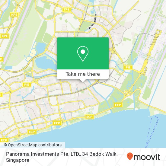 Panorama Investments Pte. LTD., 34 Bedok Walk地图