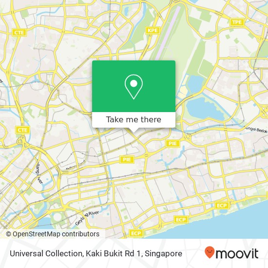 Universal Collection, Kaki Bukit Rd 1 map