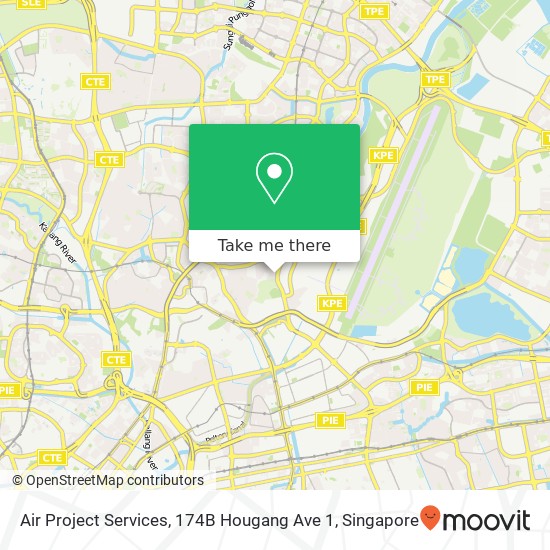 Air Project Services, 174B Hougang Ave 1地图