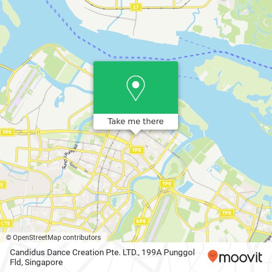 Candidus Dance Creation Pte. LTD., 199A Punggol Fld map