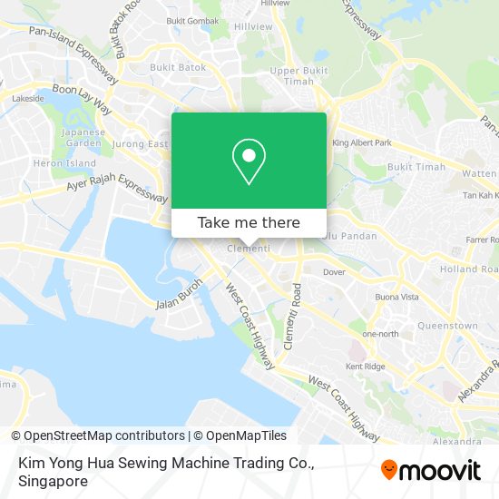 Kim Yong Hua Sewing Machine Trading Co. map