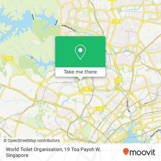 World Toilet Organisation, 19 Toa Payoh W map