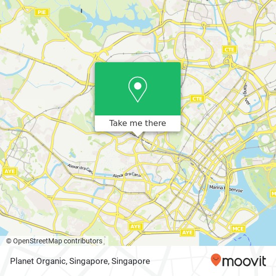 Planet Organic, Singapore地图