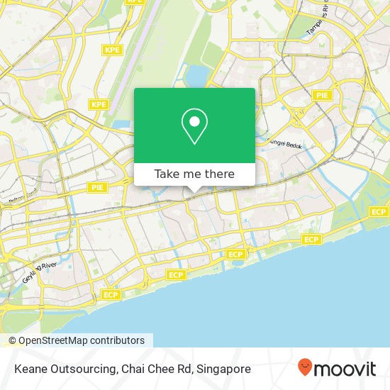 Keane Outsourcing, Chai Chee Rd map