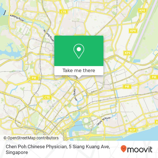 Chen Poh Chinese Physician, 5 Siang Kuang Ave map