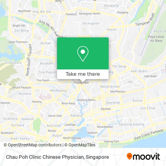 Chau Poh Clinic Chinese Physician map