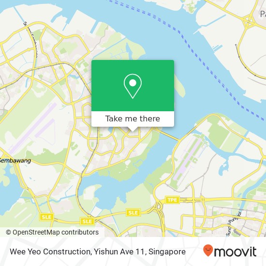 Wee Yeo Construction, Yishun Ave 11地图