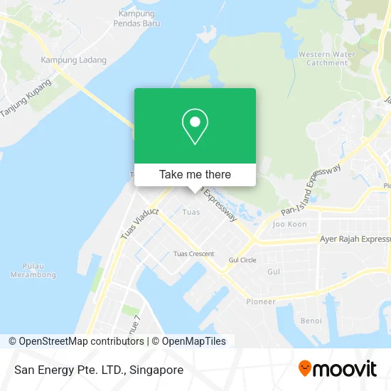 San Energy Pte. LTD. map