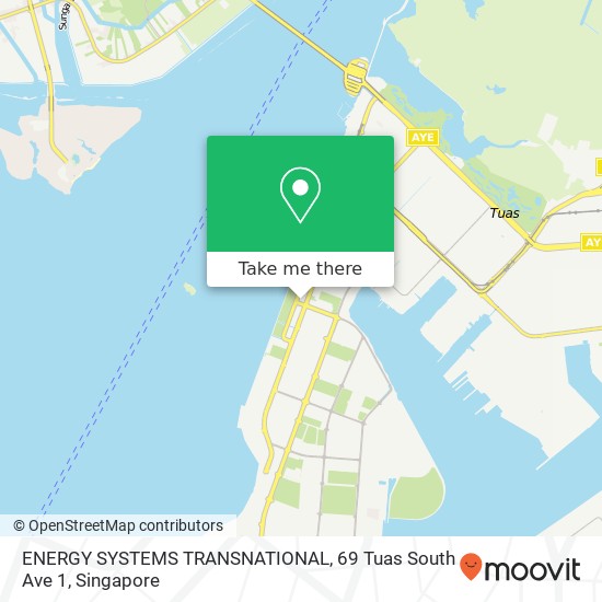 ENERGY SYSTEMS TRANSNATIONAL, 69 Tuas South Ave 1 map