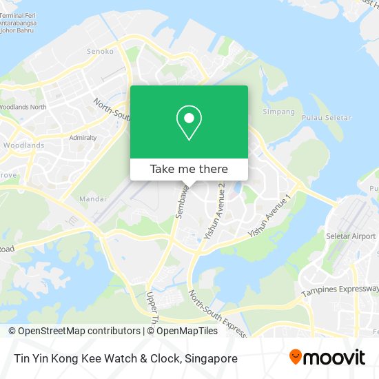 Tin Yin Kong Kee Watch & Clock map