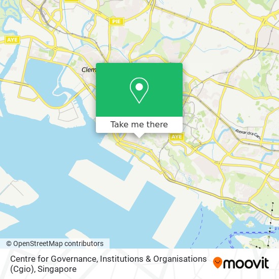 Centre for Governance, Institutions & Organisations (Cgio) map