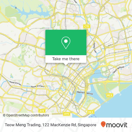 Teow Meng Trading, 122 MacKenzie Rd map