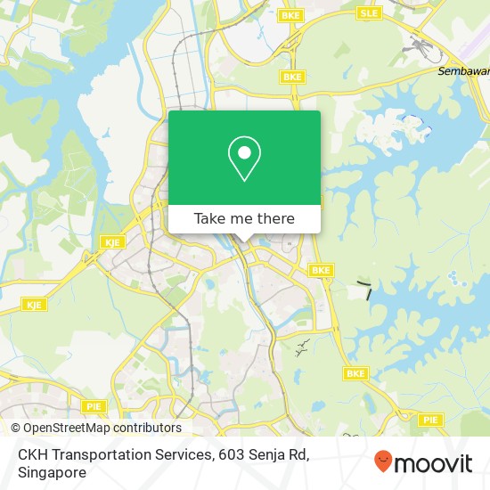 CKH Transportation Services, 603 Senja Rd map