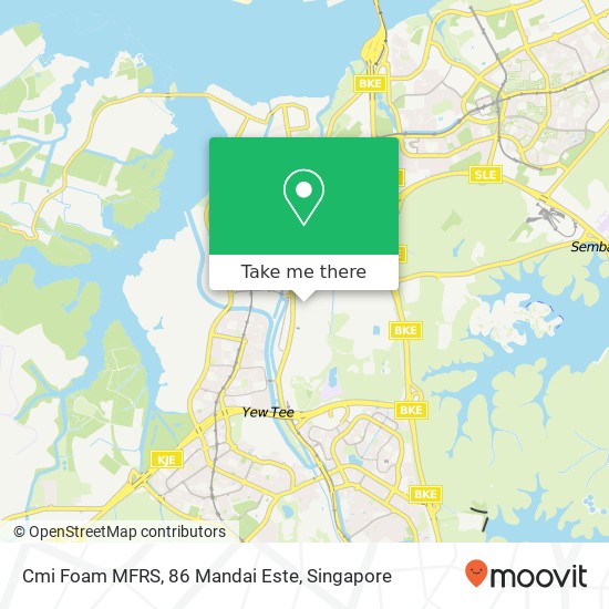 Cmi Foam MFRS, 86 Mandai Este map