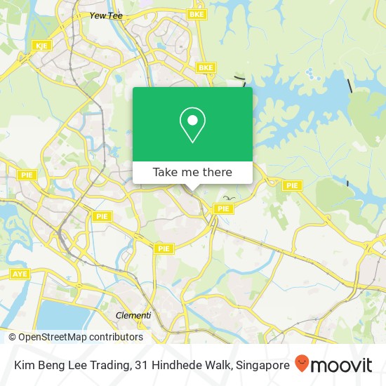 Kim Beng Lee Trading, 31 Hindhede Walk map