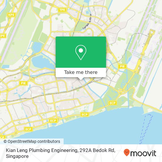Kian Leng Plumbing Engineering, 292A Bedok Rd map