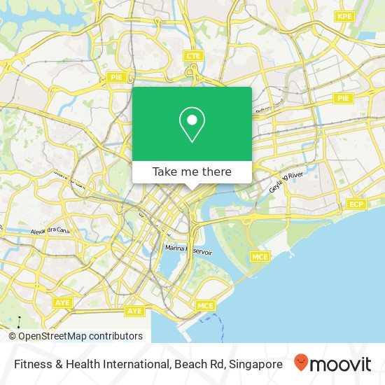 Fitness & Health International, Beach Rd地图