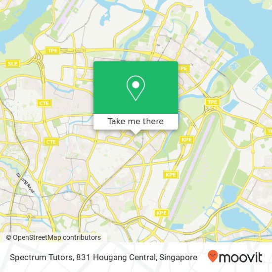 Spectrum Tutors, 831 Hougang Central地图