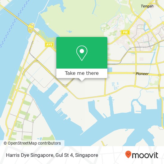 Harris Dye Singapore, Gul St 4 map