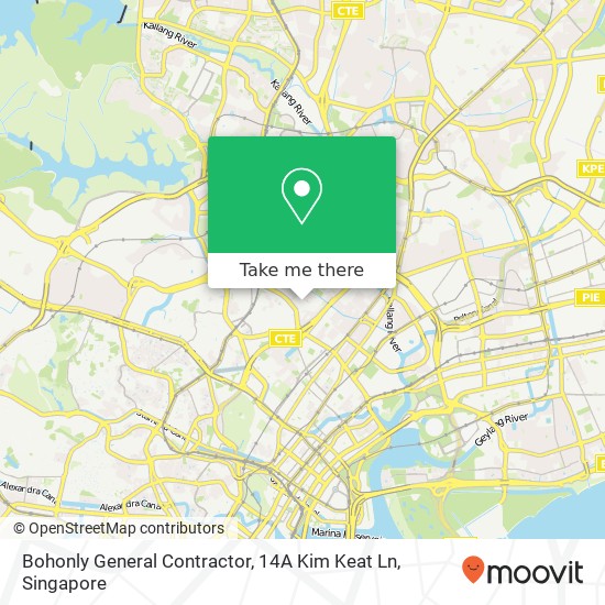 Bohonly General Contractor, 14A Kim Keat Ln地图