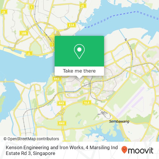 Kenson Engineering and Iron Works, 4 Marsiling Ind Estate Rd 3 map