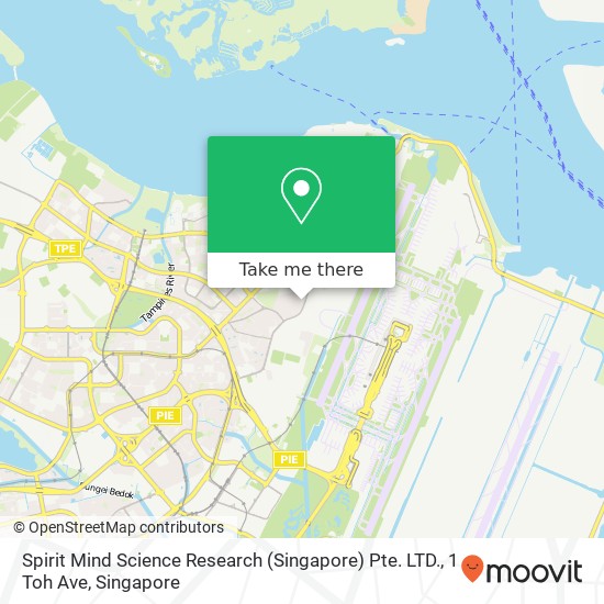 Spirit Mind Science Research (Singapore) Pte. LTD., 1 Toh Ave map