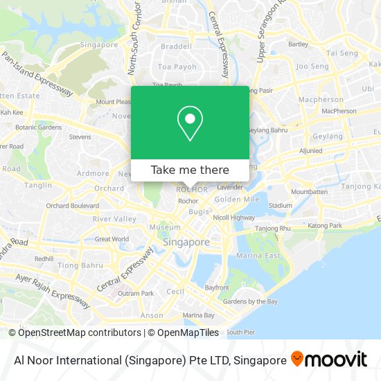 Al Noor International (Singapore) Pte LTD map