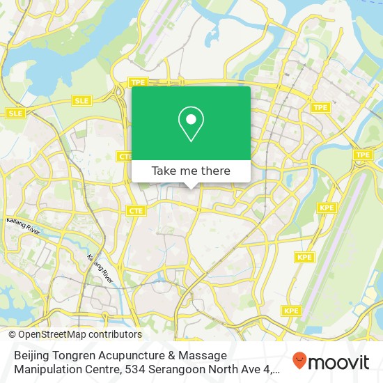 Beijing Tongren Acupuncture & Massage Manipulation Centre, 534 Serangoon North Ave 4 map