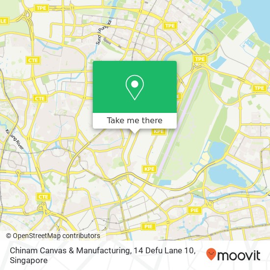 Chinam Canvas & Manufacturing, 14 Defu Lane 10 map