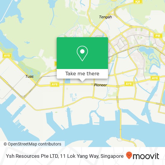 Ysh Resources Pte LTD, 11 Lok Yang Way map