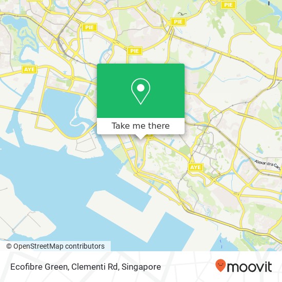 Ecofibre Green, Clementi Rd地图