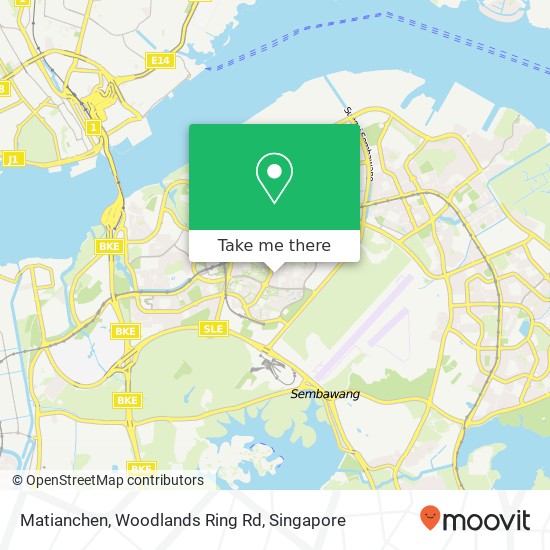 Matianchen, Woodlands Ring Rd map