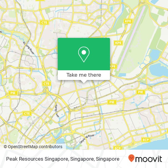 Peak Resources Singapore, Singapore map