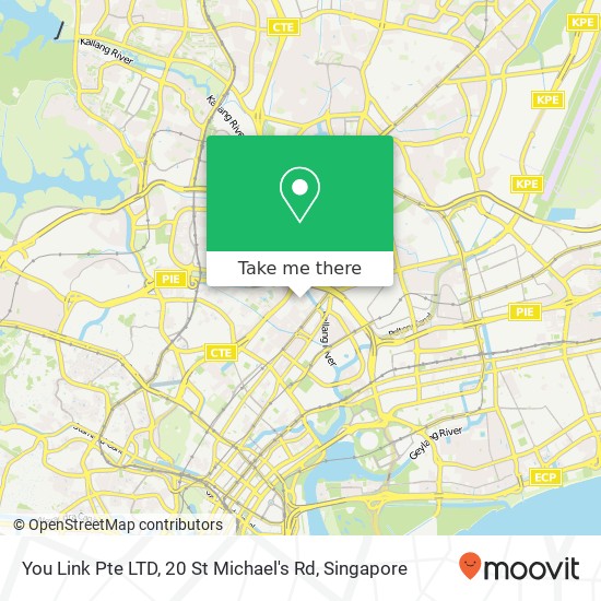 You Link Pte LTD, 20 St Michael's Rd map