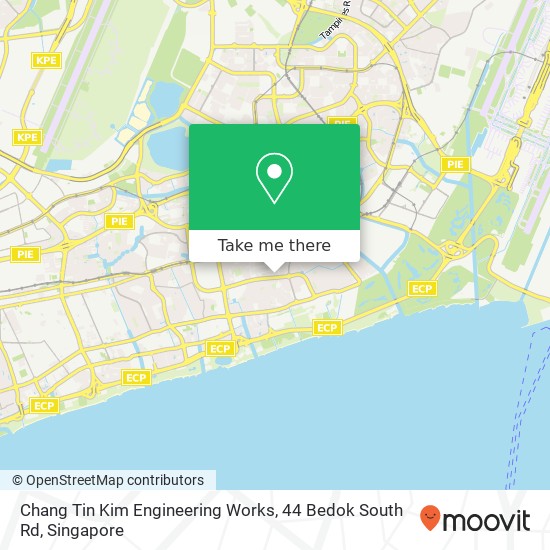 Chang Tin Kim Engineering Works, 44 Bedok South Rd地图