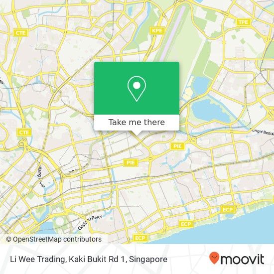 Li Wee Trading, Kaki Bukit Rd 1 map