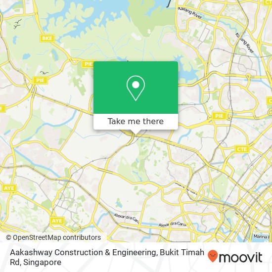 Aakashway Construction & Engineering, Bukit Timah Rd map