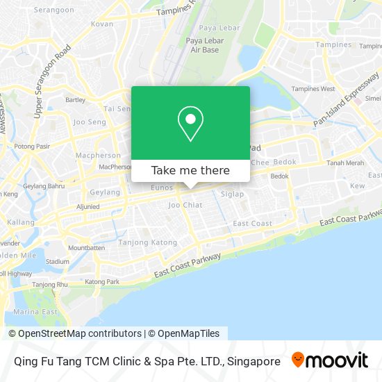 Qing Fu Tang TCM Clinic & Spa Pte. LTD. map