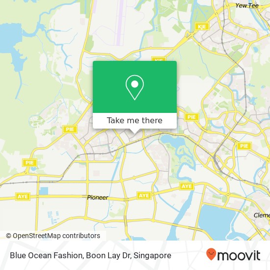 Blue Ocean Fashion, Boon Lay Dr地图