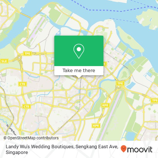 Landy Wu's Wedding Boutiques, Sengkang East Ave map