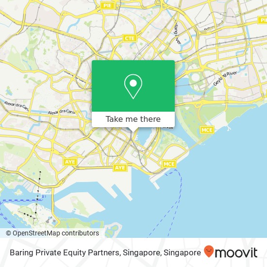 Baring Private Equity Partners, Singapore map