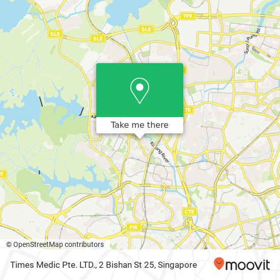 Times Medic Pte. LTD., 2 Bishan St 25地图