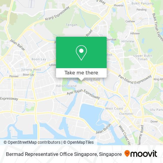 Bermad Representative Office Singapore map