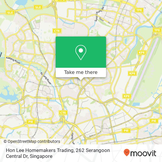 Hon Lee Homemakers Trading, 262 Serangoon Central Dr地图