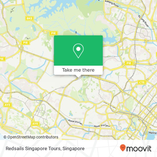 Redsails Singapore Tours地图