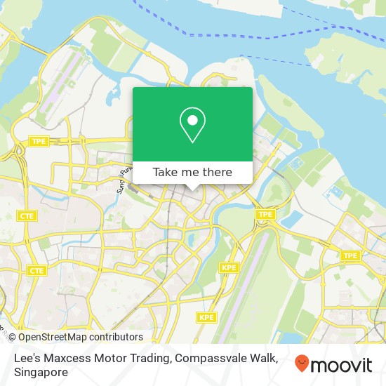 Lee's Maxcess Motor Trading, Compassvale Walk map