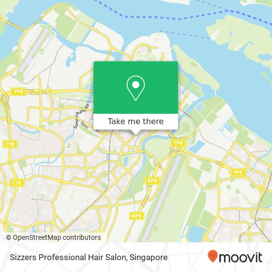 Sizzers Professional Hair Salon map