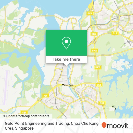 Gold Point Engineering and Trading, Choa Chu Kang Cres map