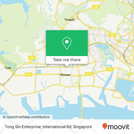 Tong Sin Enterprise, International Rd map